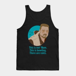 Walter Sobchak - Bowling Rules in 'The Big Lebowski' Tribute Tank Top